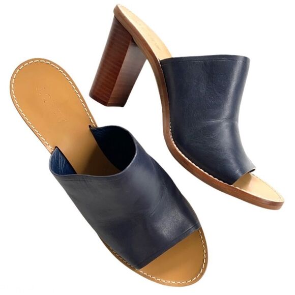 J. Crew Shoes - NWOT J. Crew leather heeled sandals